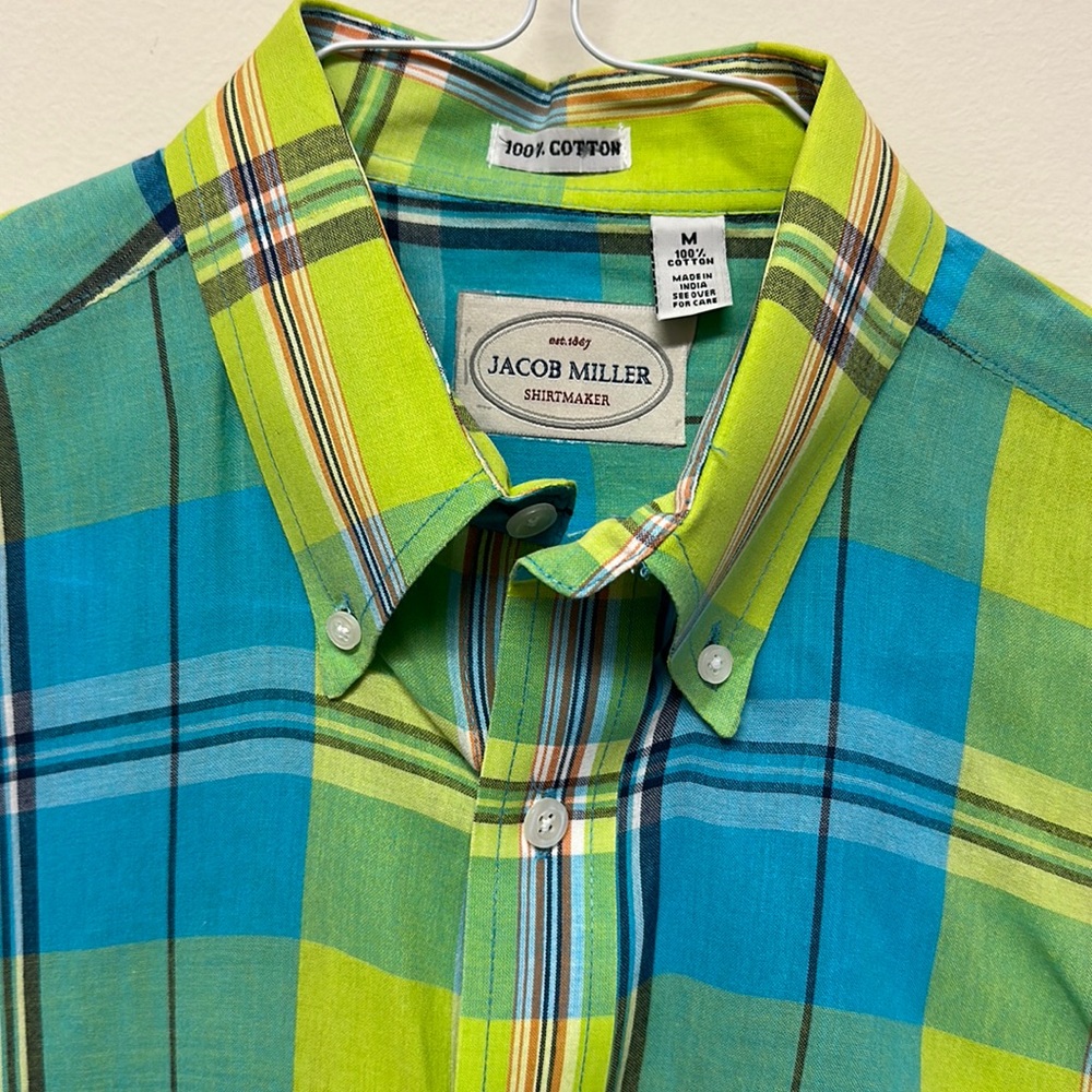 Jacob Miller Button Down Plaid Shirt